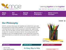 Tablet Screenshot of mcie.org